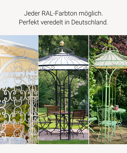 Banner mit Info über RAL Farbbeschichtung