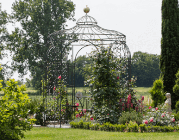 Pavillon Siena in pulverbeschichteter Ausfuehrung 